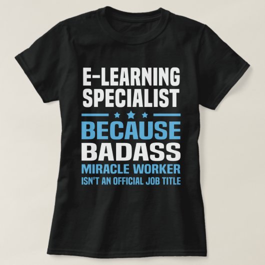 E-Learning-Spezialist T-Shirt (Design vorne)