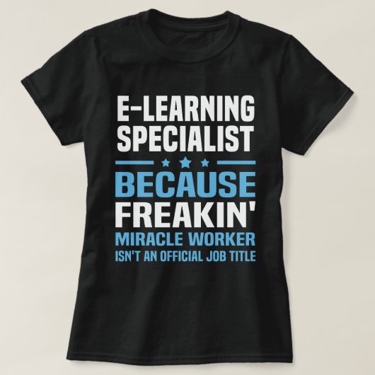 E-Learning-Spezialist T-Shirt (Design vorne)