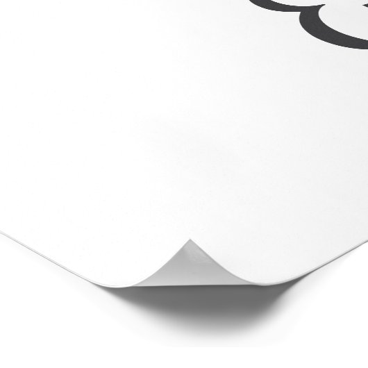 E Letter Monogram Greenerity Kinderzimmer Name Wal Poster (Ecke)