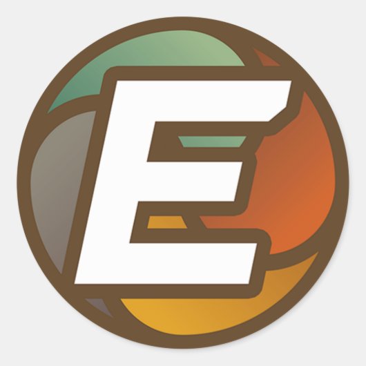 E-Lite RPG-Aufkleber Runder Aufkleber (Vorderseite)