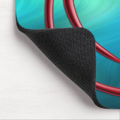 e m i l l 4 y u u | Blaue Wellen Mousepad (Ecke)