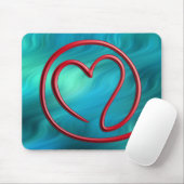 e m i l l 4 y u u | Blaue Wellen Mousepad (Mit Mouse)