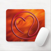 e m i l l 4 y u u | Feuer rot Mousepad (Mit Mouse)