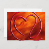 e m i l l 4 y u u | Feuer rot Postkarte (Vorne/Hinten)