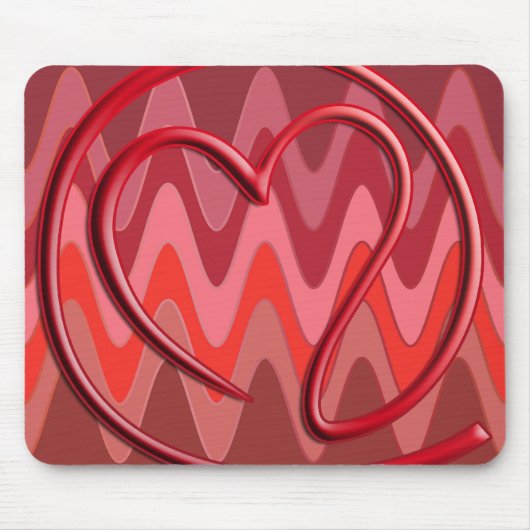 e m i l l 4 y u u | Sinusrot Mousepad (Vorne)