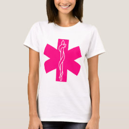 E.M.T. Rosa Lebensstern T-Shirt