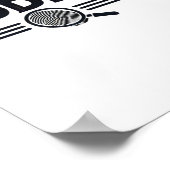 E-Mail-Aufkleber Poster (Ecke)