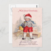 E-Mail für niedliche Kinderschneepakete Postkarte (Vorne/Hinten)