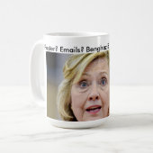 E-MAIL-Hillary Clinton-Gefängnis Banghazis Vince Kaffeetasse (Vorderseite Links)