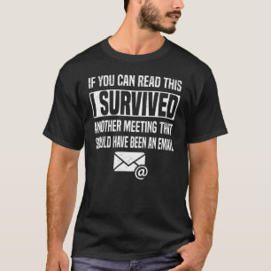 E-Mail-Meeting-Mitarbeiter von Office-Tumoren T-Shirt