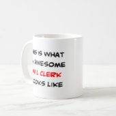 E-Mail-Mitarbeiter, phantastisch Kaffeetasse (Vorderseite Links)