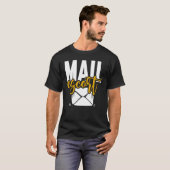 E-Mail Postal Worker US Post Mailman Mail Car T-Shirt (Vorne ganz)