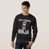 E-Mail schmeißender Ninja Sweatshirt (Vorne ganz)
