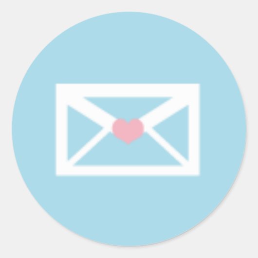 E-Mail-Sticker Runder Aufkleber (Vorderseite)