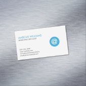 E-Mail-Symbol für Netzwerkspezialist Magnetische Visitenkarte (Beispiel)