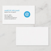 E-Mail-Symbol für Netzwerkspezialist Visitenkarte (Vorne/Hinten)