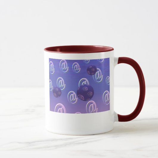 E-Mail-@ Symbol Tasse (Rechts)