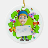 E-Mail-Träger/Zustellperson - SRF Keramikornament (Vorne)