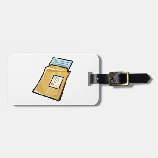 E-Mail-Umschlag Digitalpost und Newsletter Gepäckanhänger (Vorderseite horizontal)