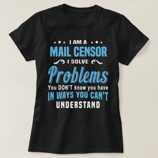 E-Mail-Zensor T-Shirt (Design vorne)