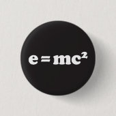 e = mc2 button (Vorderseite)