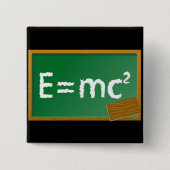 E=mc2 Button (Vorderseite)
