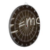 e=mc2… dartscheibe (Vorderseite Links)