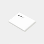 E=MC2 E entspricht Lux quadriert Post-it Klebezettel (angewinkelt)