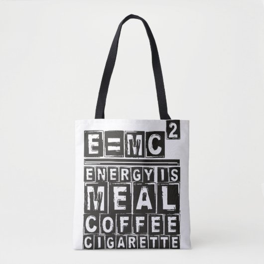E = mc2 "Einstein-Gleichung" — Licht Tasche (Vorderseite)