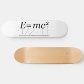 E=MC2 Einsteins Relativitätstheorie Skateboard (Horizontal)