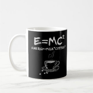 E=MC2 Funny Science Coffee Energy Milffee Kaffee Kaffeetasse
