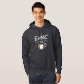 E=MC2 Kaffee-Kraft Wissenschaftsgleichungs-Design Hoodie (Vorne ganz)