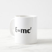 E=MC2 KAFFEETASSE (Vorderseite Links)