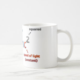 E=mc2 Kaffeetasse