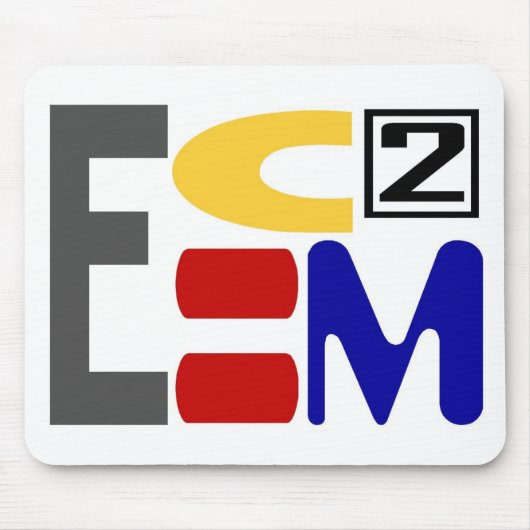 E=MC2 MOUSEPAD (Vorne)