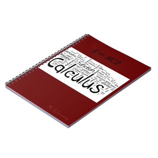 E=MC2 NOTIZBLOCK (Linke Seite)