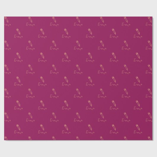 E=MC2 Physikalische Formel Geschenkpapier (Flach)