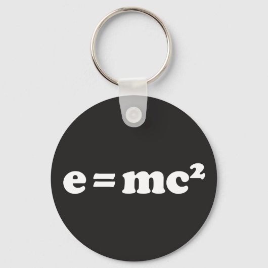 e = mc2 schlüsselanhänger (Vorderseite)