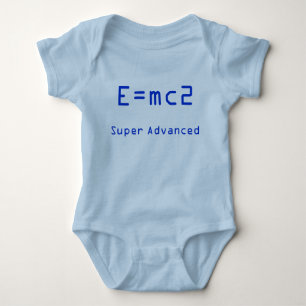 E=mc2, supervorgerücktes baby strampler