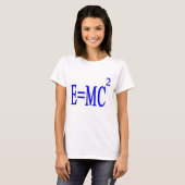 E=MC 2 (Blau) T-Shirt (Vorne ganz)