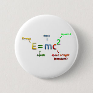E = MC^2. E entspricht Lux quadriert Button