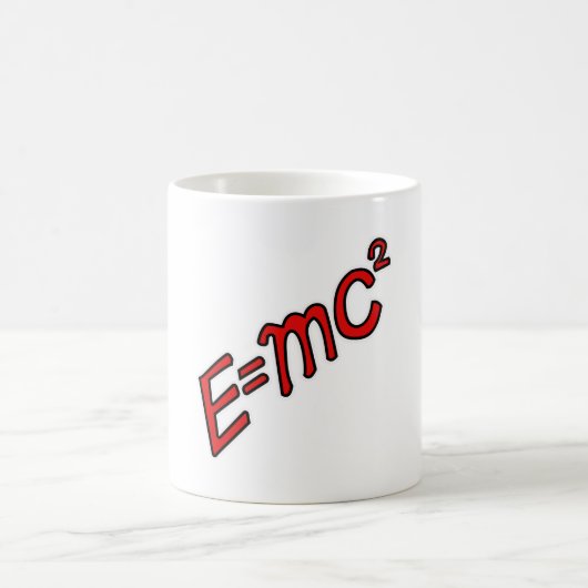 E = mc² – Genialer Modus Ein Kaffeetasse (Mittel)