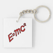 E = mc² – Genialer Modus Ein Schlüsselanhänger (Rückseite)