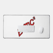 E = mc² – Genialer Modus Ein Schreibtischunterlage (Tastatur & Maus)