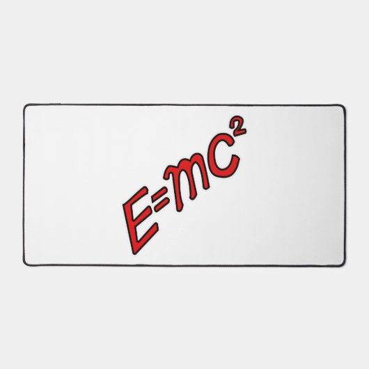 E = mc² – Genialer Modus Ein Schreibtischunterlage (Vorderseite)