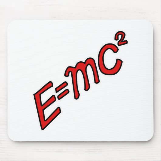 E = mc² – Genius Mode On Mousepad (Vorne)