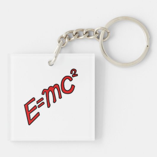 E = mc² – Genius Mode On Schlüsselanhänger (Rückseite)