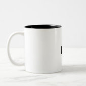 E=MC Hammer! Zweifarbige Tasse (Links)