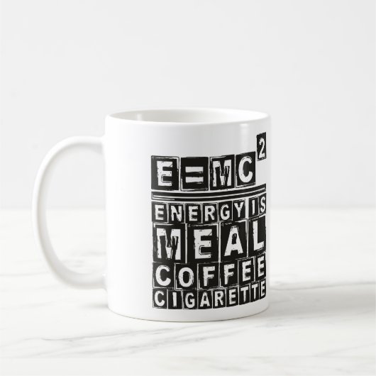 E=mc² Kaffeetasse (Links)