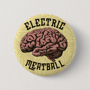 E-Meatball-Aufkleber Button